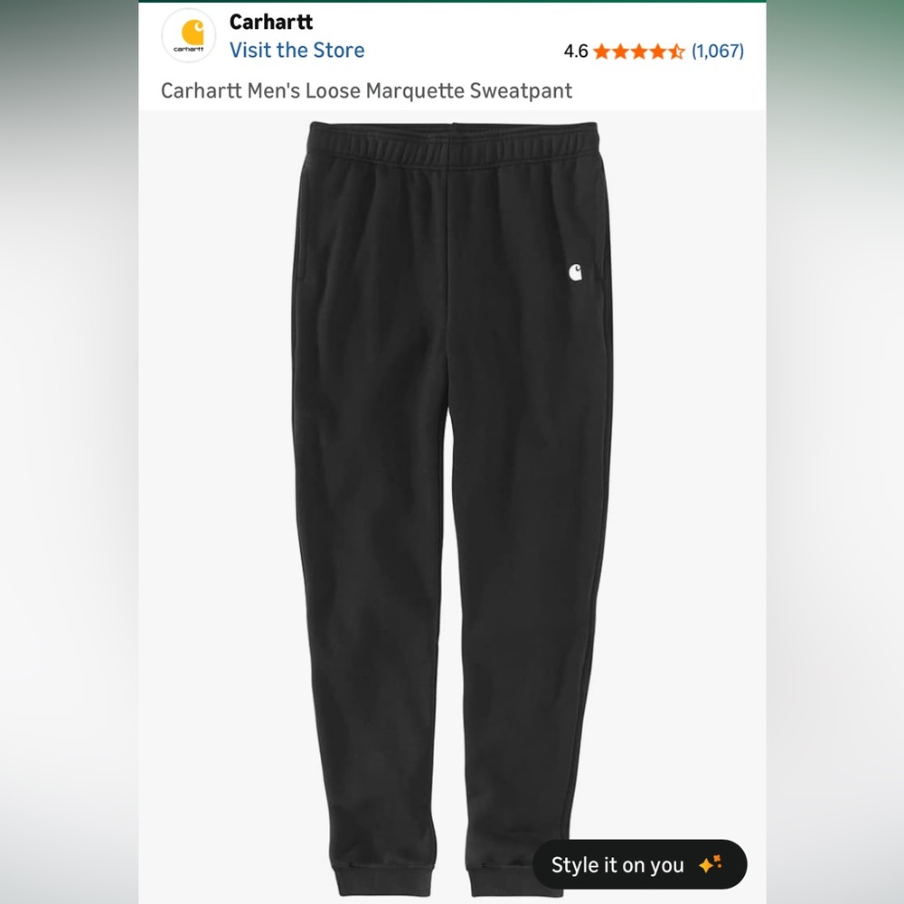 Men Carhartt Jogger Sweat pant